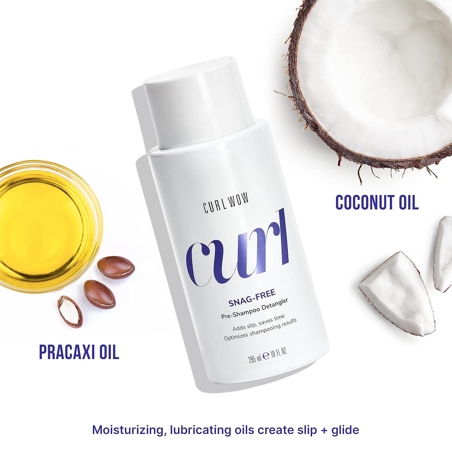 imageCOLOR WOW Curl Wow SnagFree PreShampoo Detangler Adds slip to curls before you shampoo for tanglefree washing and a deeper fresher clean Reduce Breakage