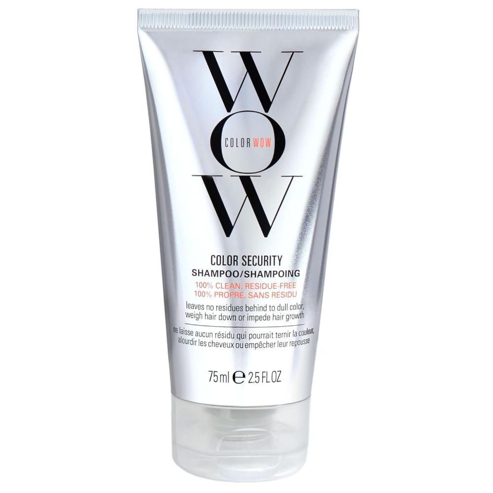 imageCOLOR WOW Color Security Shampoo  Sulfate Free ampamp ResidueFree Formula  Healthy Looking Hair ampamp Scalp  Paraben Free Salon Quality25 Fl Oz Pack of 1