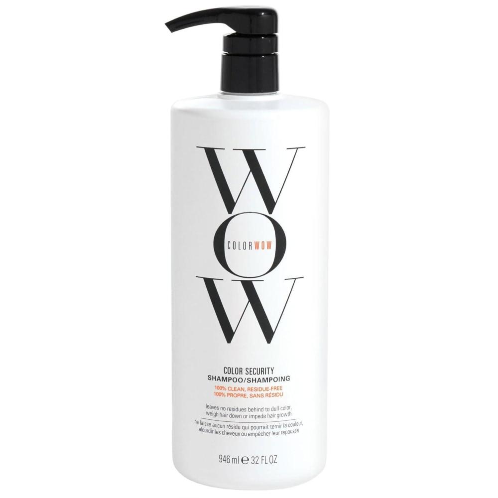 imageCOLOR WOW Color Security Shampoo  Sulfate Free ampamp ResidueFree Formula  Healthy Looking Hair ampamp Scalp  Paraben Free Salon Quality32 Fl Oz Pack of 1