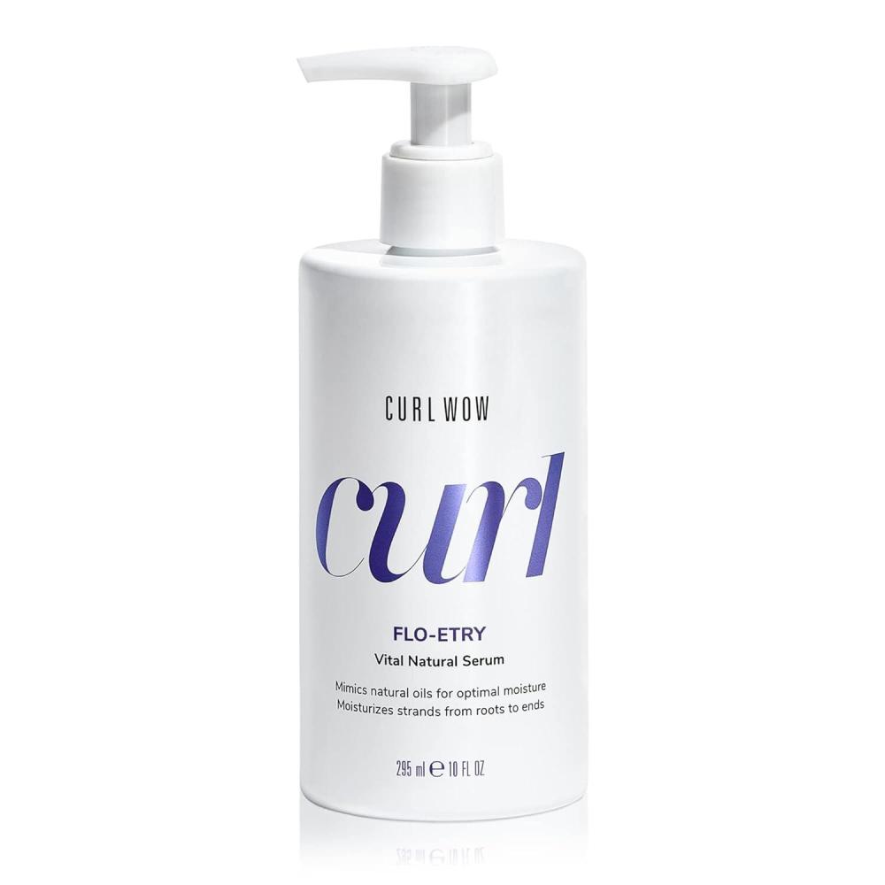 imageCOLOR WOW Curl Wow Floetry Vital Natural Serum Richoil blend moisturizes dry dehydrated strands from root to tip for instantly plump plush juicy curls No weight or greasy feel10 Fl Oz Pack of 1