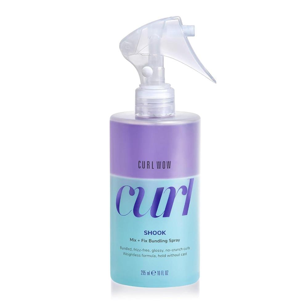 imageCOLOR WOW Curl Wow Shook Mix Fix Bundling Spray Shaketoactivate spray combines powerful hydrators crunchfree polymers for perfectly defined glossy frizzfree curls