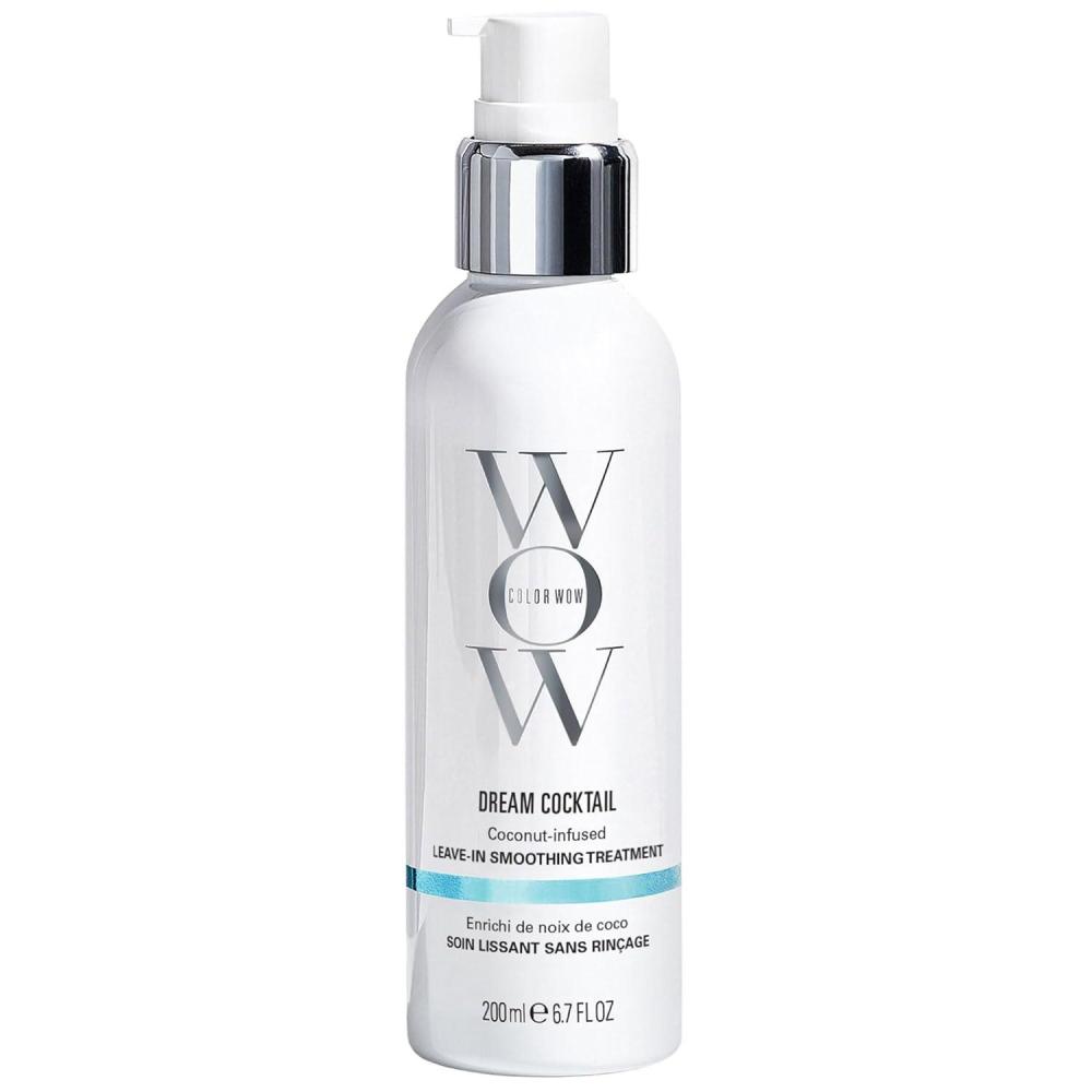imageCOLOR WOW Dream Cocktail Coconut Infused Leavein Treatment  Silky Supple FrizzFree Hair  Blow Dry Boost  Heat Protectant