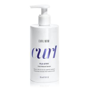 COLOR WOW Curl Wow Flo-etry Vital Natural Serum – Rich-oil blend moisturizes dry, dehydrated strands from root to tip for instantly plump, plush, juicy curls | No weight or greasy feel(10 Fl Oz (Pack of 1))