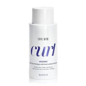 COLOR WOW Curl Wow Hooked 100% Clean Shampoo with Root-Locking Technology – Rich-lathering, sulfate-free formula leaves no residues + helps anchor hair to stop shedding