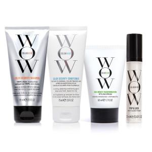 COLOR WOW One Minute Transformation – Instant frizz fix| Nourishing styling cream smooths, tames + defrizzes on the spot| Avocado oil + Omega 3’s hydrate, repair for silkier, smoother texture(1.78 Fl Oz (Pack of 4))