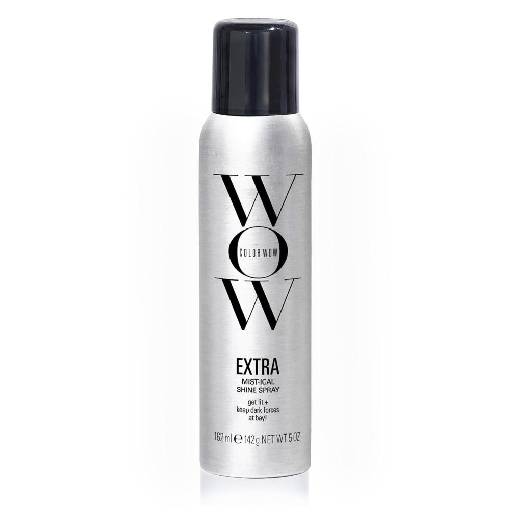 imageCOLOR WOW Extra Mystical Shine Spray  Lightweight ampamp NonGreasy Formula  Heat Protection Frizz Control and Silky Hair  For All Hair Types5 Fl Oz Pack of 1
